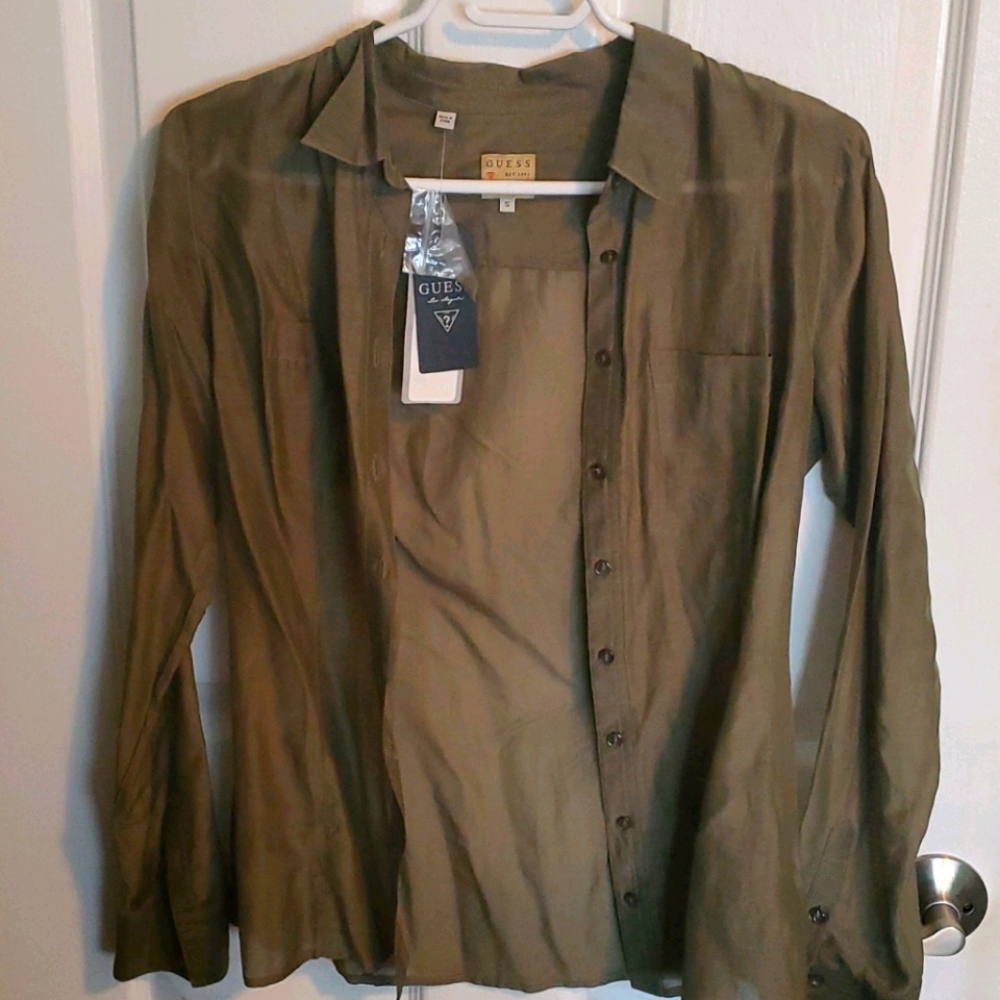 Guess long sleeve blouse